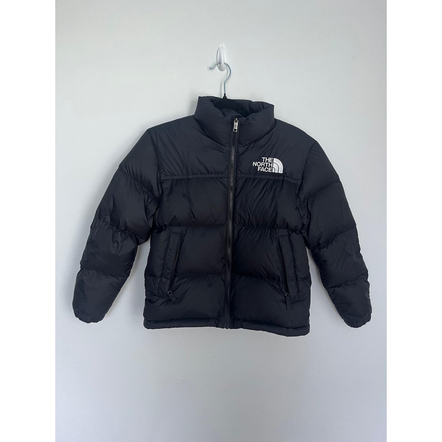 The North Face Puffer Jacket Teen Unisex  L Black Insulated Winter Coat