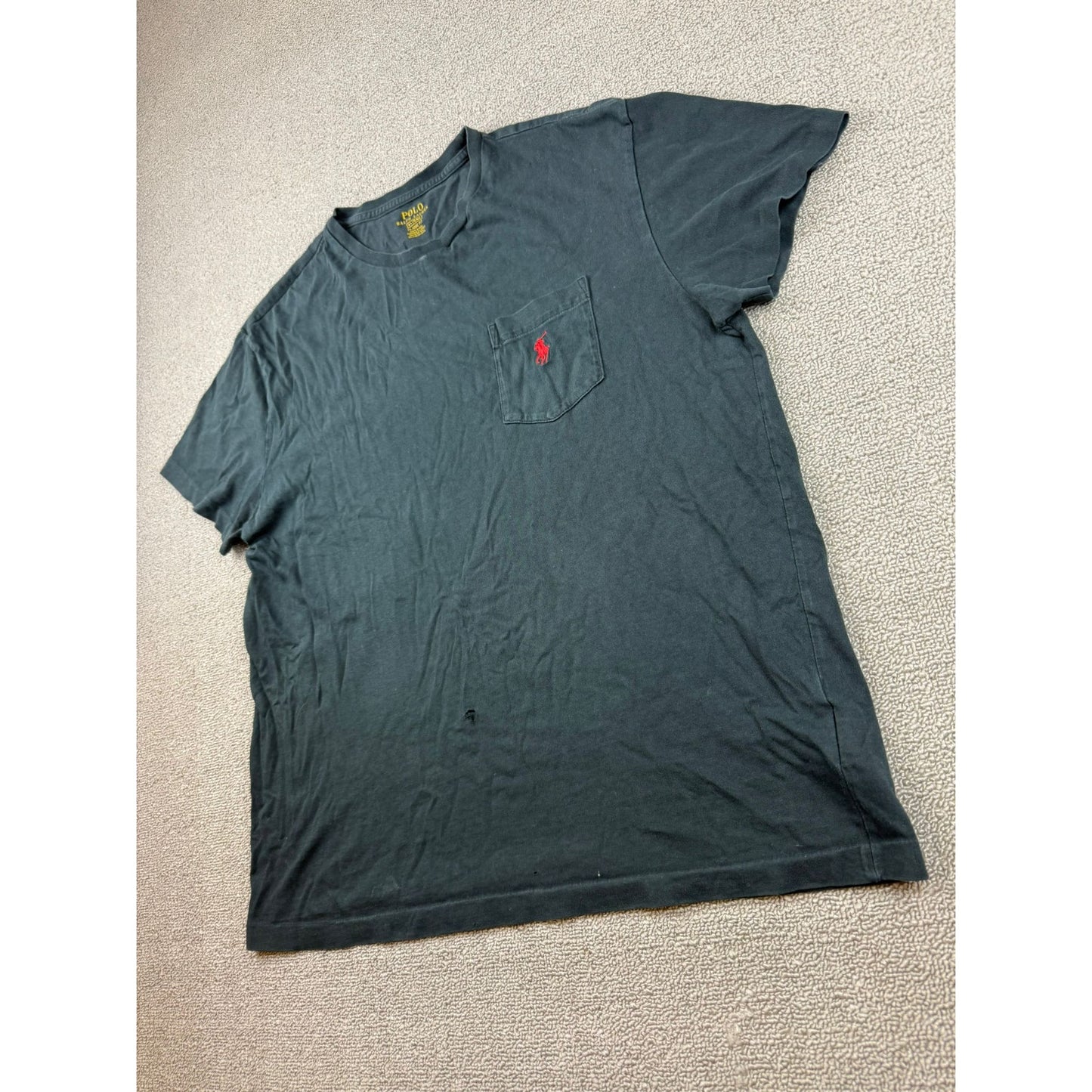 Polo Ralph Lauren Men's Medium Black Classic Fit Pocket T-Shirt