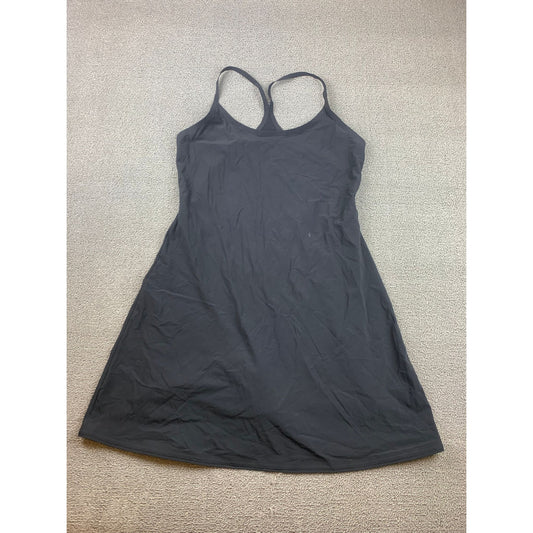 Outdoor Voices Women's Medium The Exercise Dress Black Lined Sporty