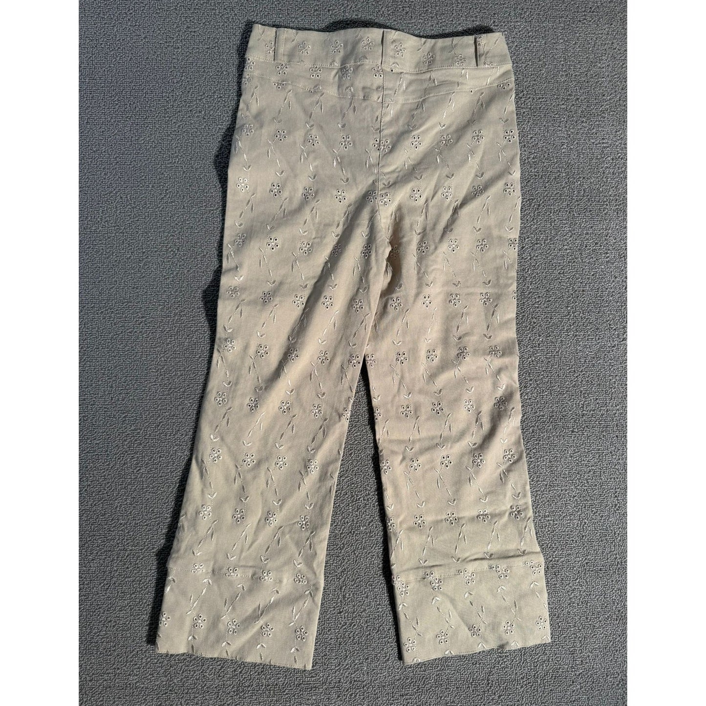 ETS Elements for Women Embroidered Capri Pants Size 36