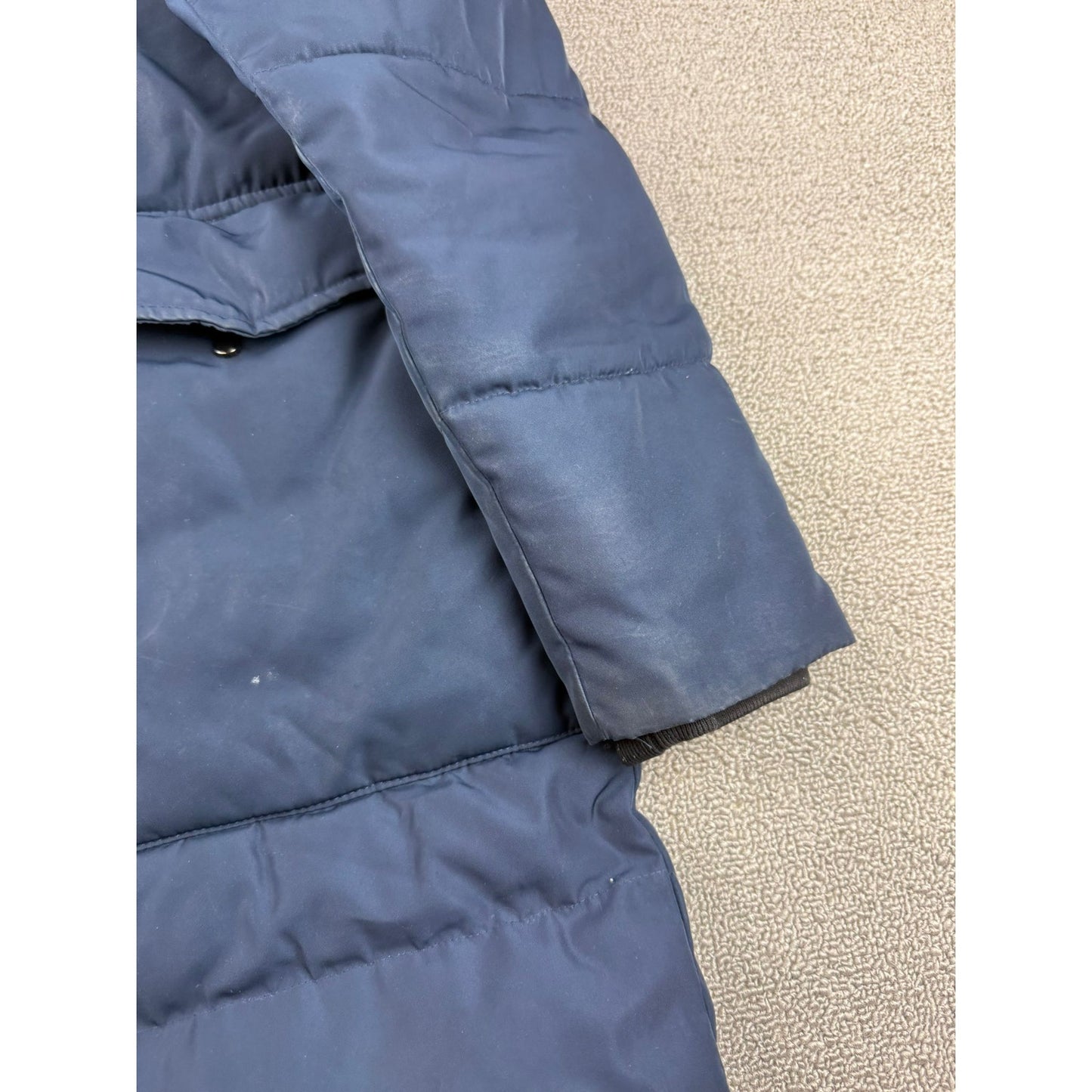 Everlane Women's XS Navy Blue ReNew Long Puffer Jacket