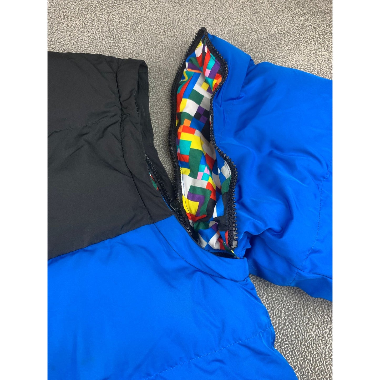 Lego X Target Mens Medium Blue Purple Black Detachable Vest Puffer Jacket Coat