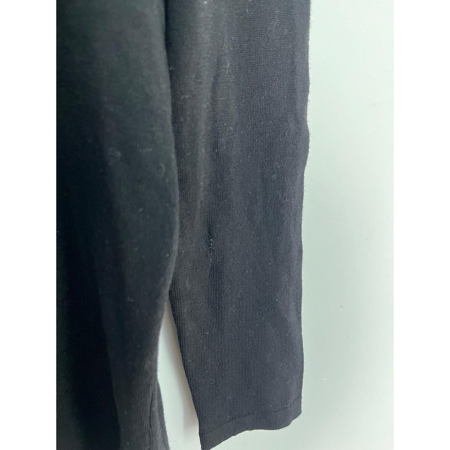 Carolina Herrera Floral Embellished Sweater Women L Black Embroidered Italy