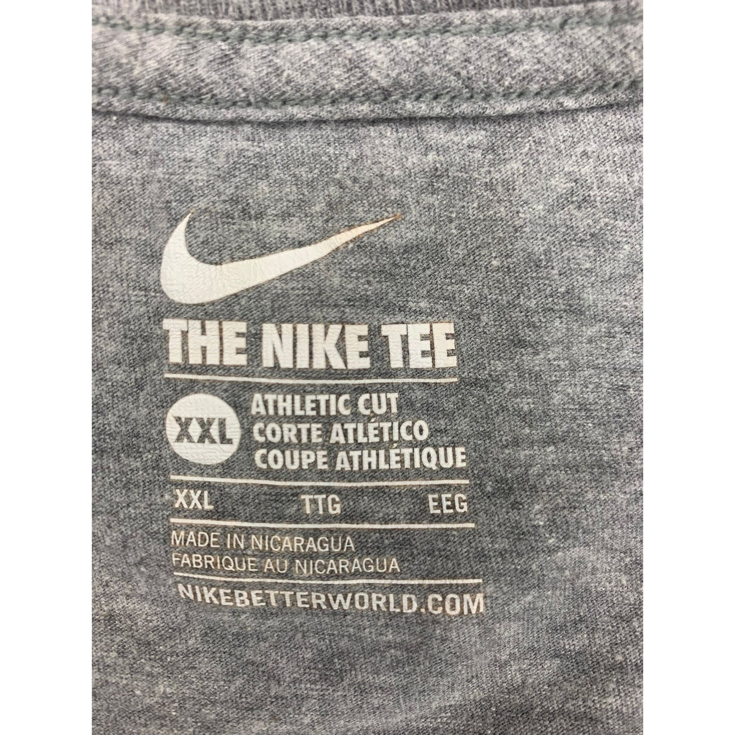 Nike The Nike Tee Men's XXL Gray Statue Of Liberty New York City