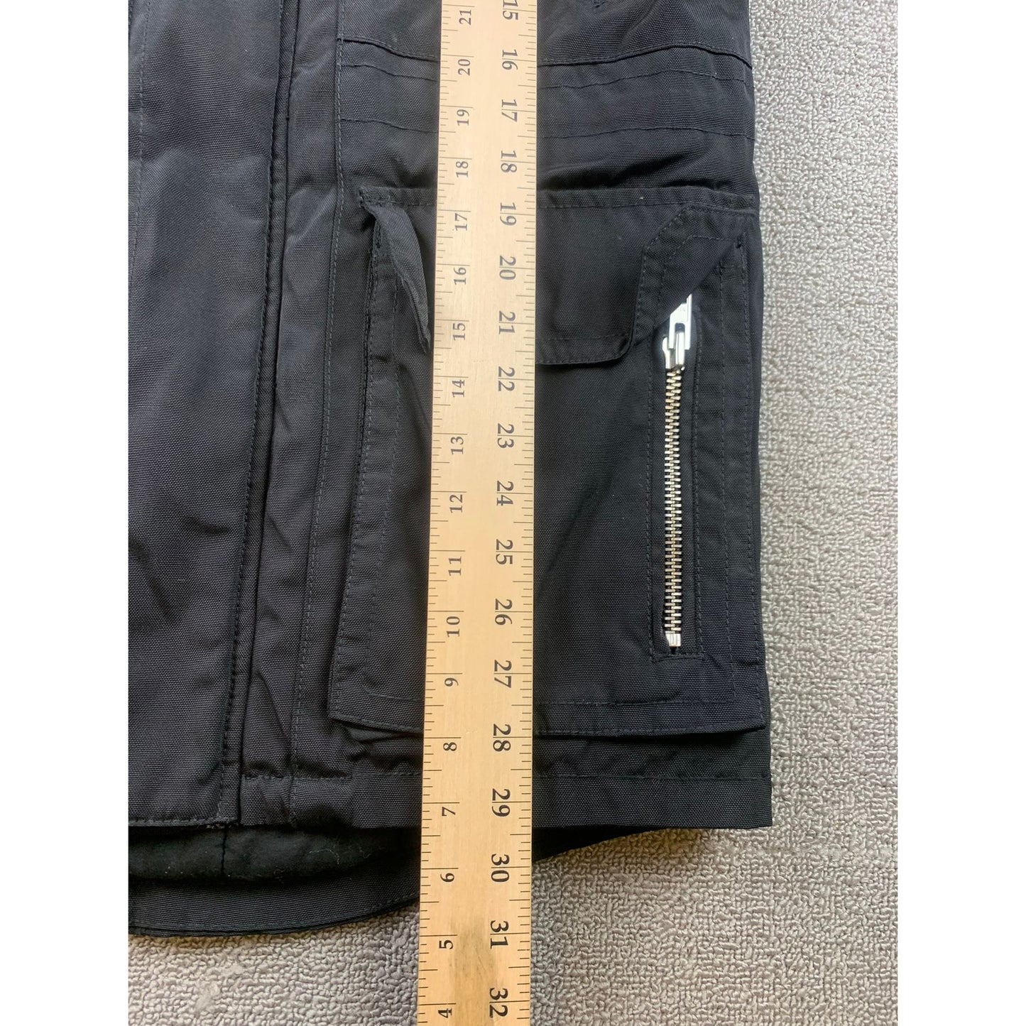 Zadig & Voltaire Kris Parka Women’s Small Black Hooded Zip Pockets