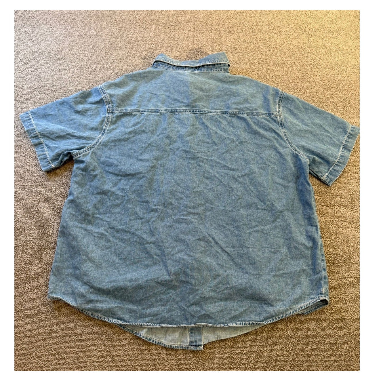 Vintage Looney Tunes Women's 18W/20W Cotton Denim Shirt Syl & Tweety