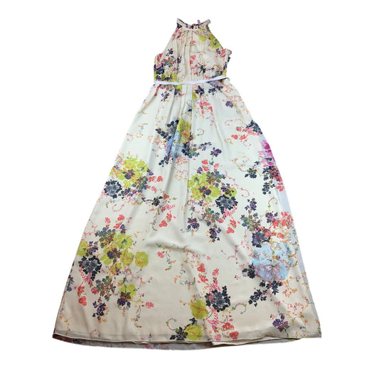 TED BAKER Cream Attavia Summer Bloom Print Maxi Size Small