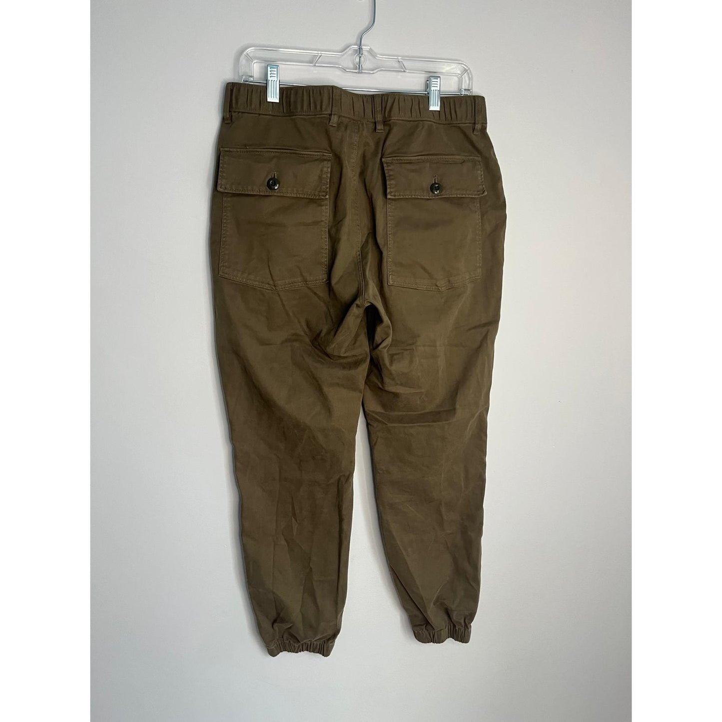 Todd Snyder Jogger Pants Men M Olive Brown Cotton Casual Tapered Pockets