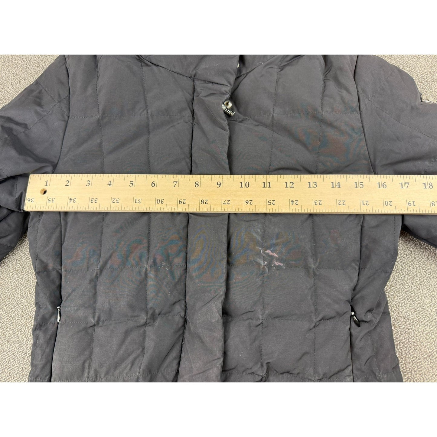Post Card Women's 2 I38 GB4 Black Puffer Winter Coat Made In Romania