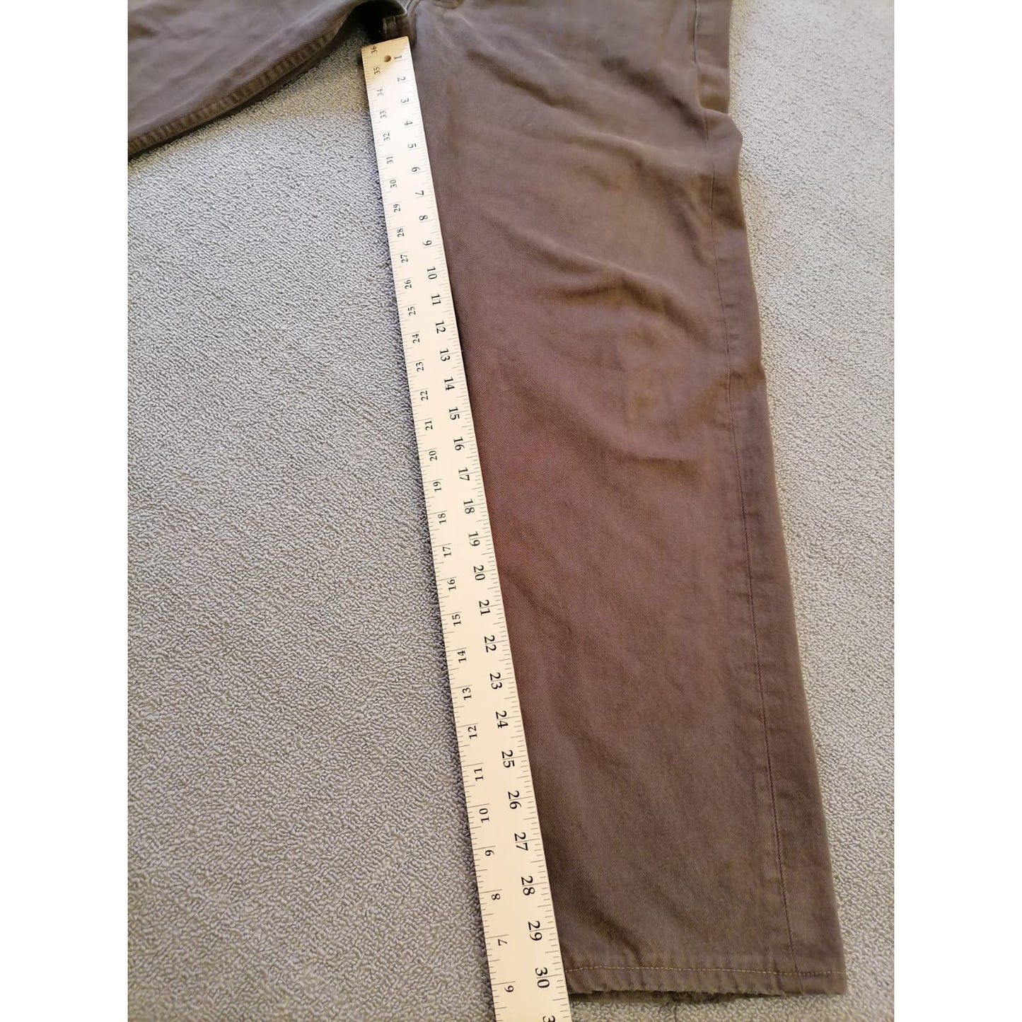 Levi's Men's Waist Size W38 L36 Brown Jeans Classic Fit Durable Comfort & Style.