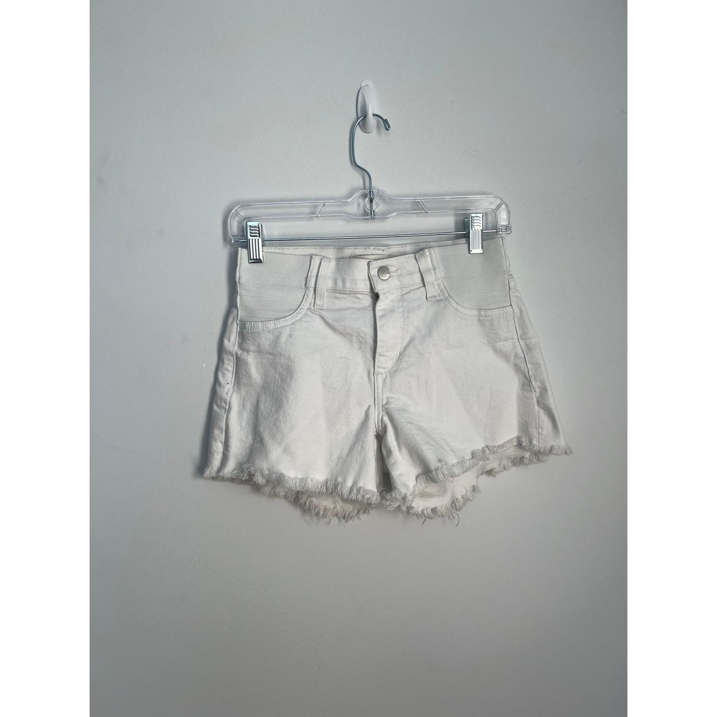 Joes Jeans Ozzie Shorts Women 25 White Denim Cutoff Frayed Hem 4 Inch