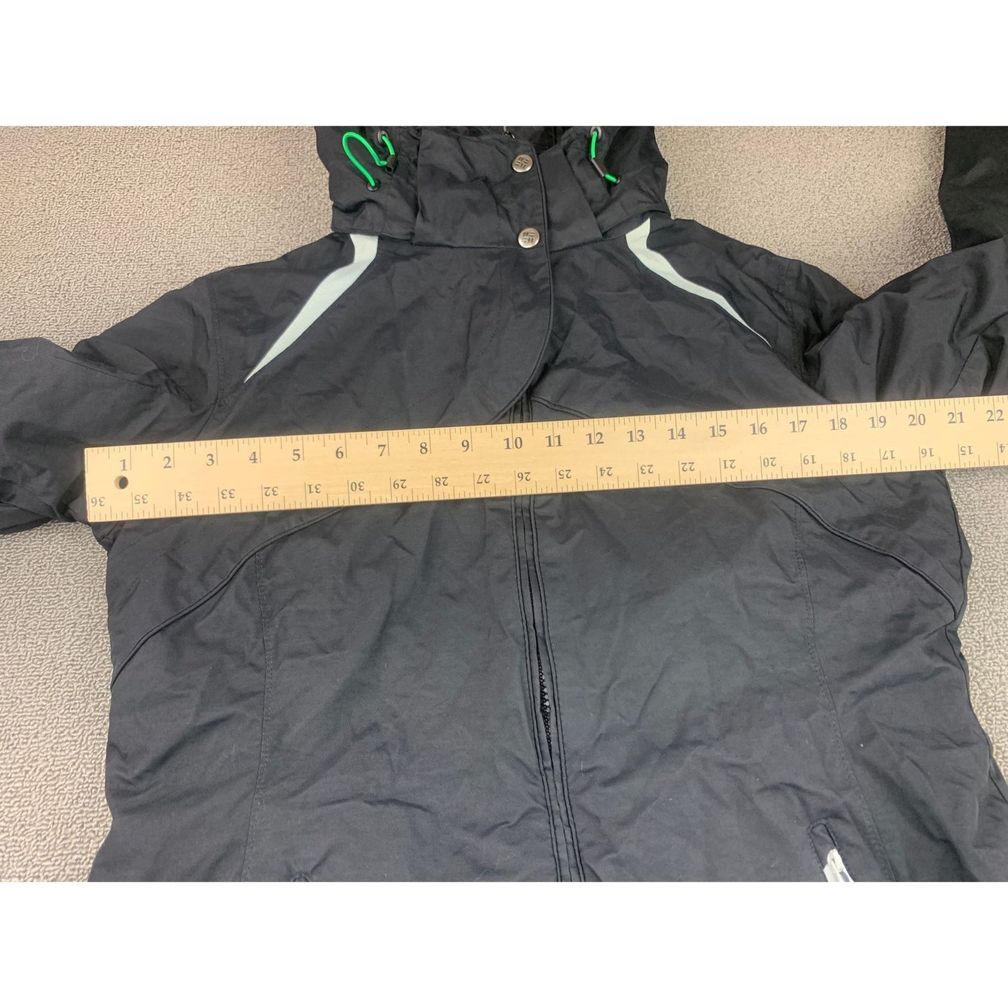 Columbia Jacket Womens L Omni Tech Heavy Coat Lined Waterproof Interchange Adult