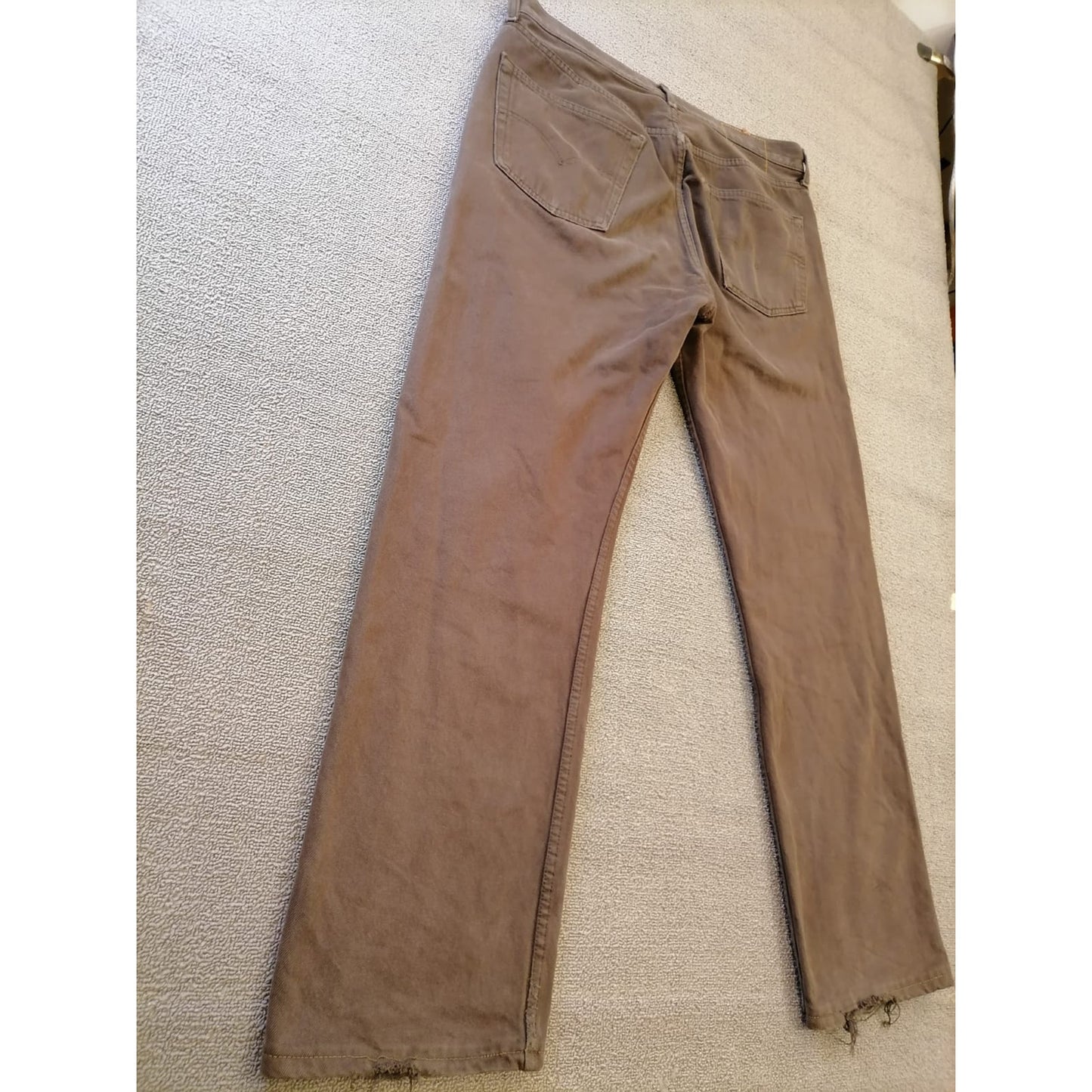 Levi's Men's Waist Size W38 L36 Brown Jeans Classic Fit Durable Comfort & Style.
