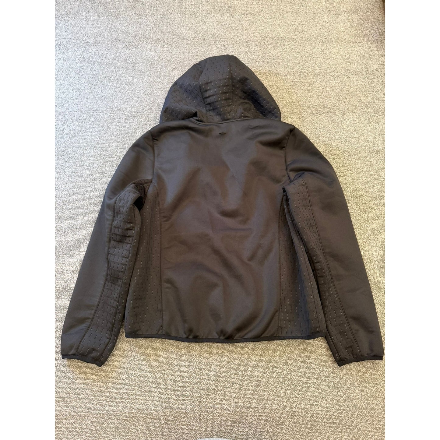 New Balance Men's M Black Hooded Half-Zip Athletic Pullover Jacket