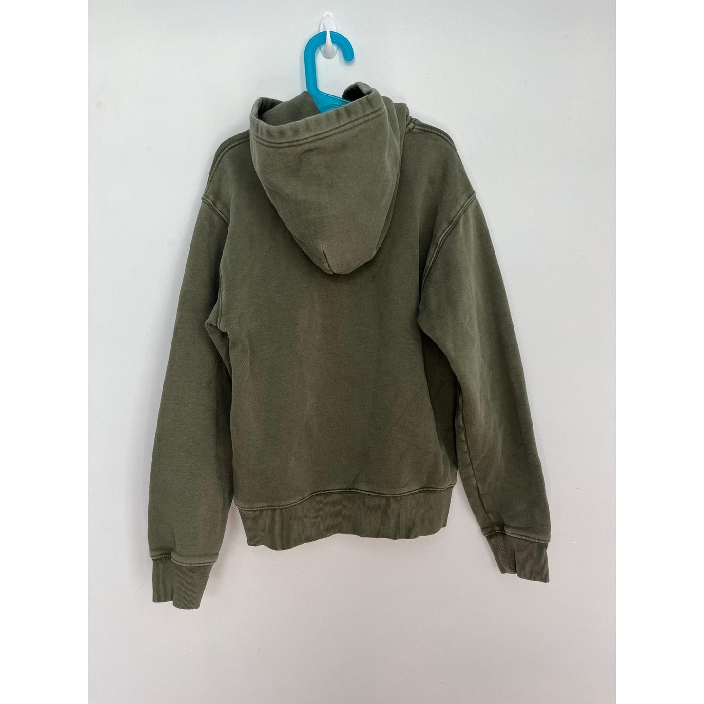 TNA Sweatfleece Hoodie Women XS Olive Green Cozy Fleece Pullover