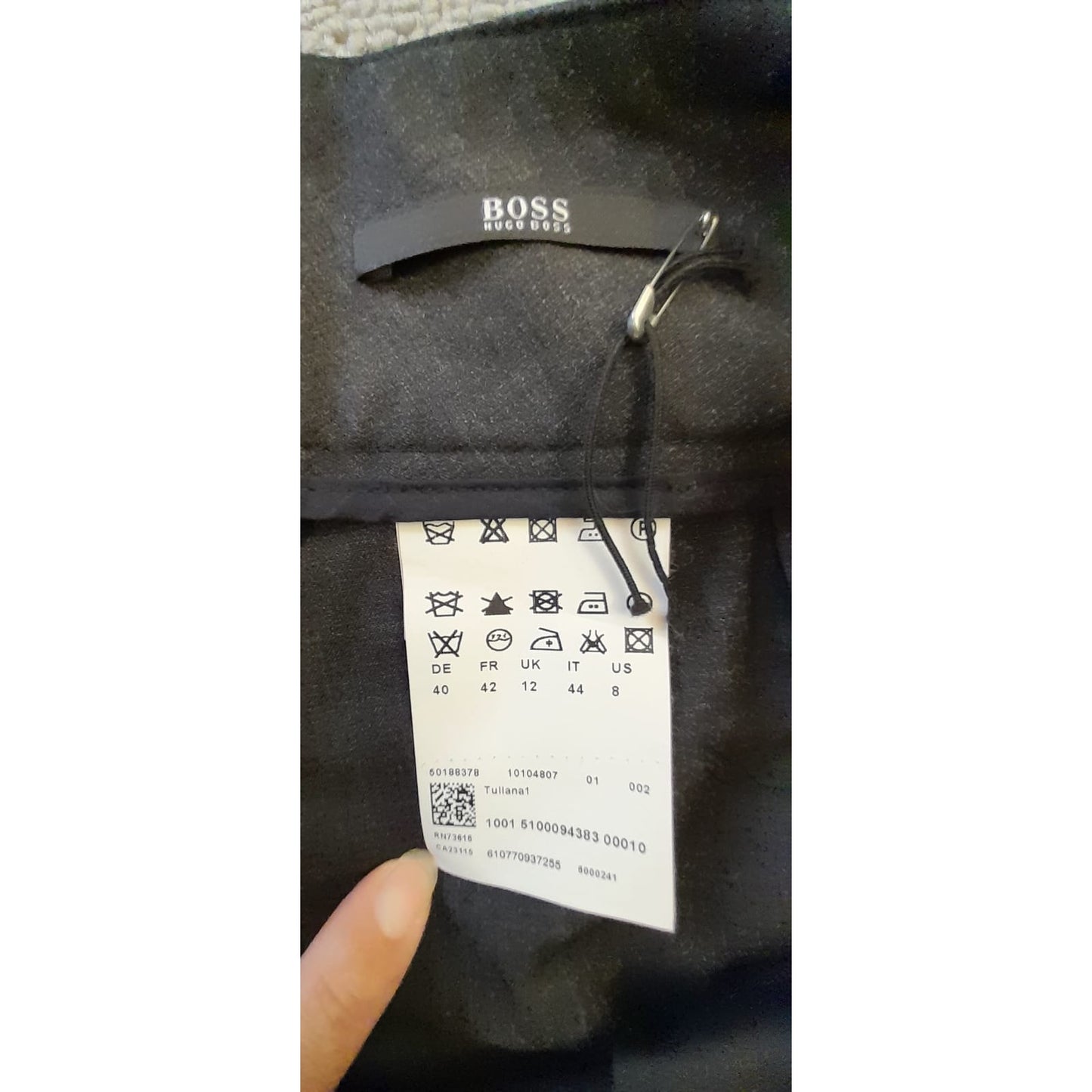 BOSS Hugo Boss Womens 8 Black Dress Pants Trousers Formal Wear