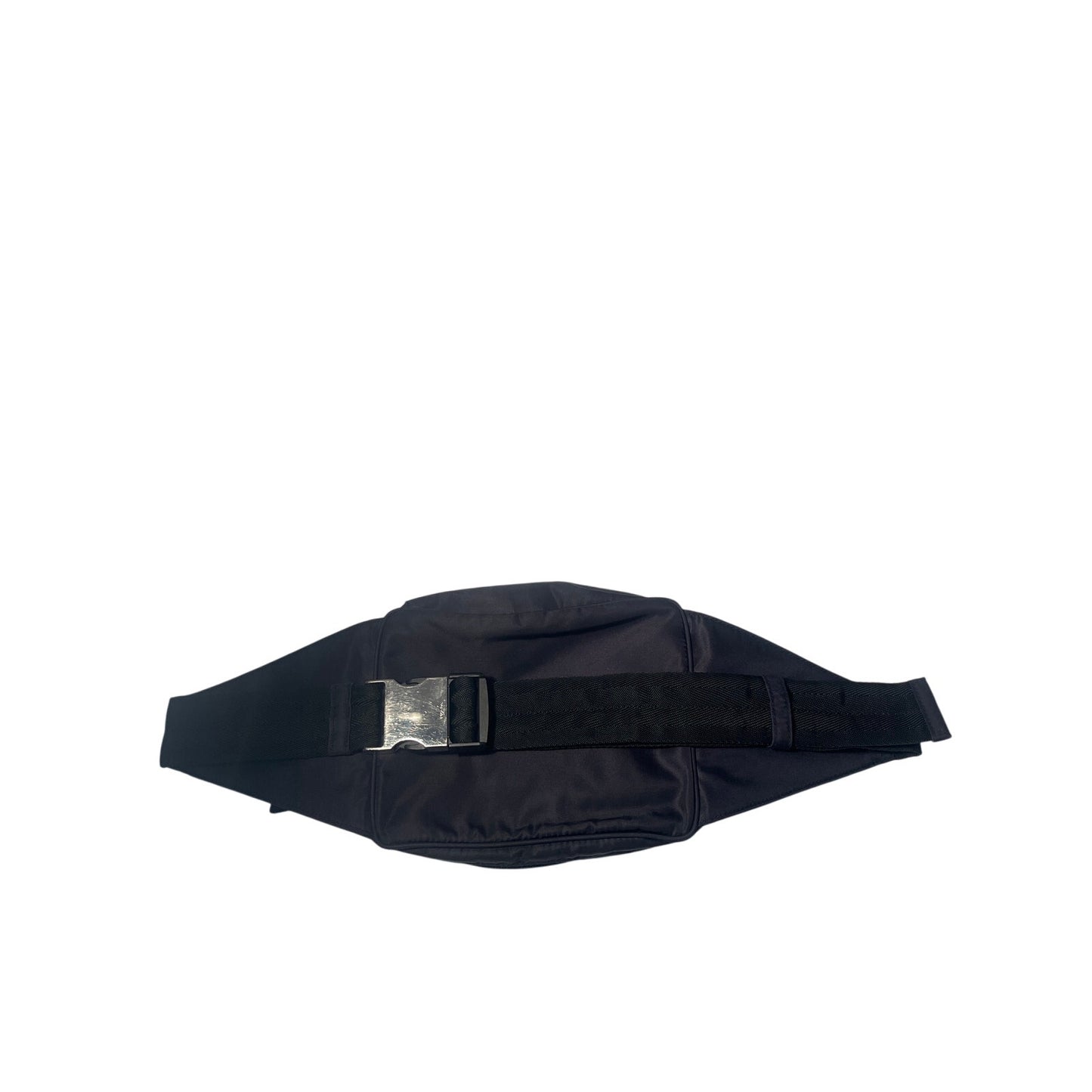 Prada black nylon belt bag / cross body bag