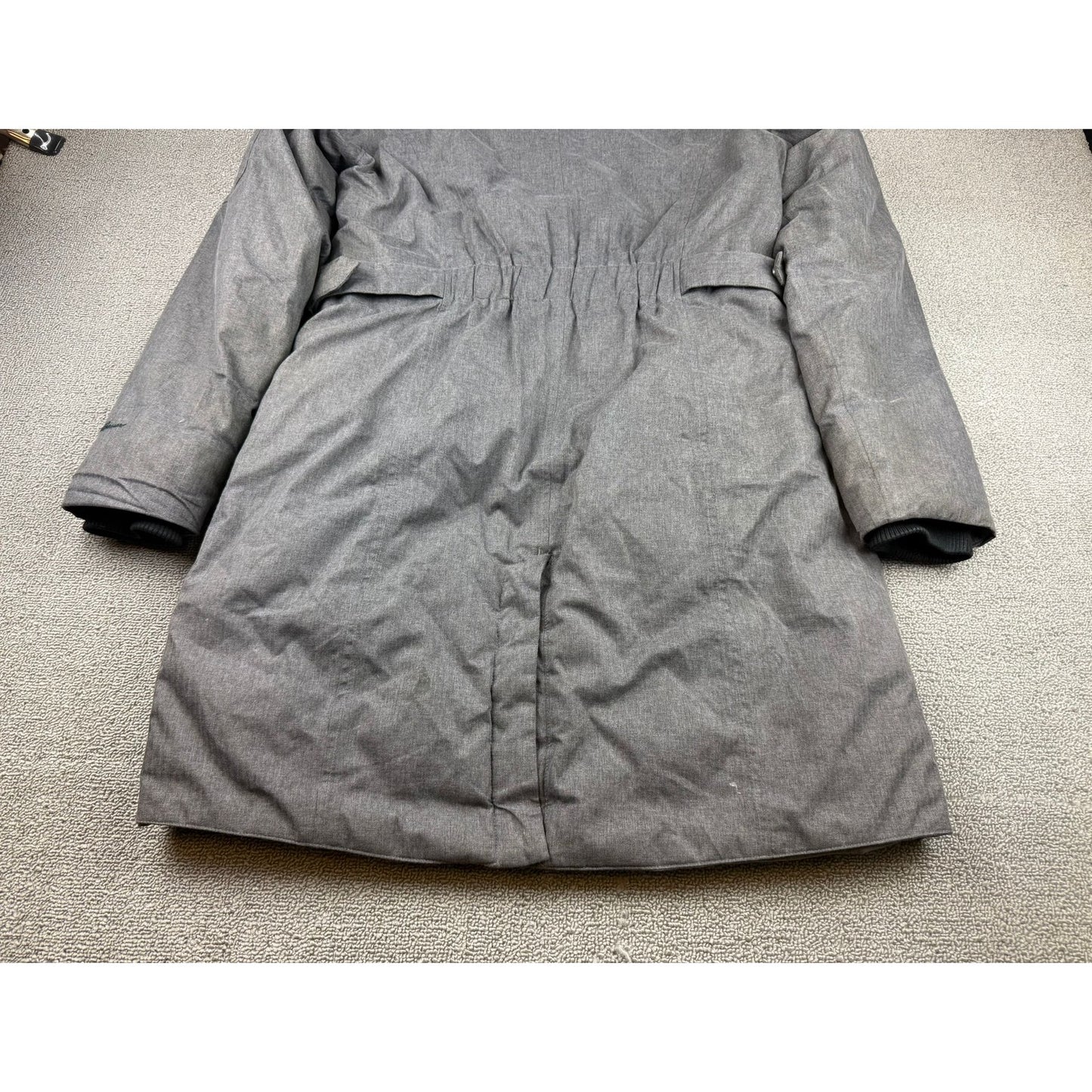 Eddie Bauer Women's Medium Gray Superior Down Stadium Parka