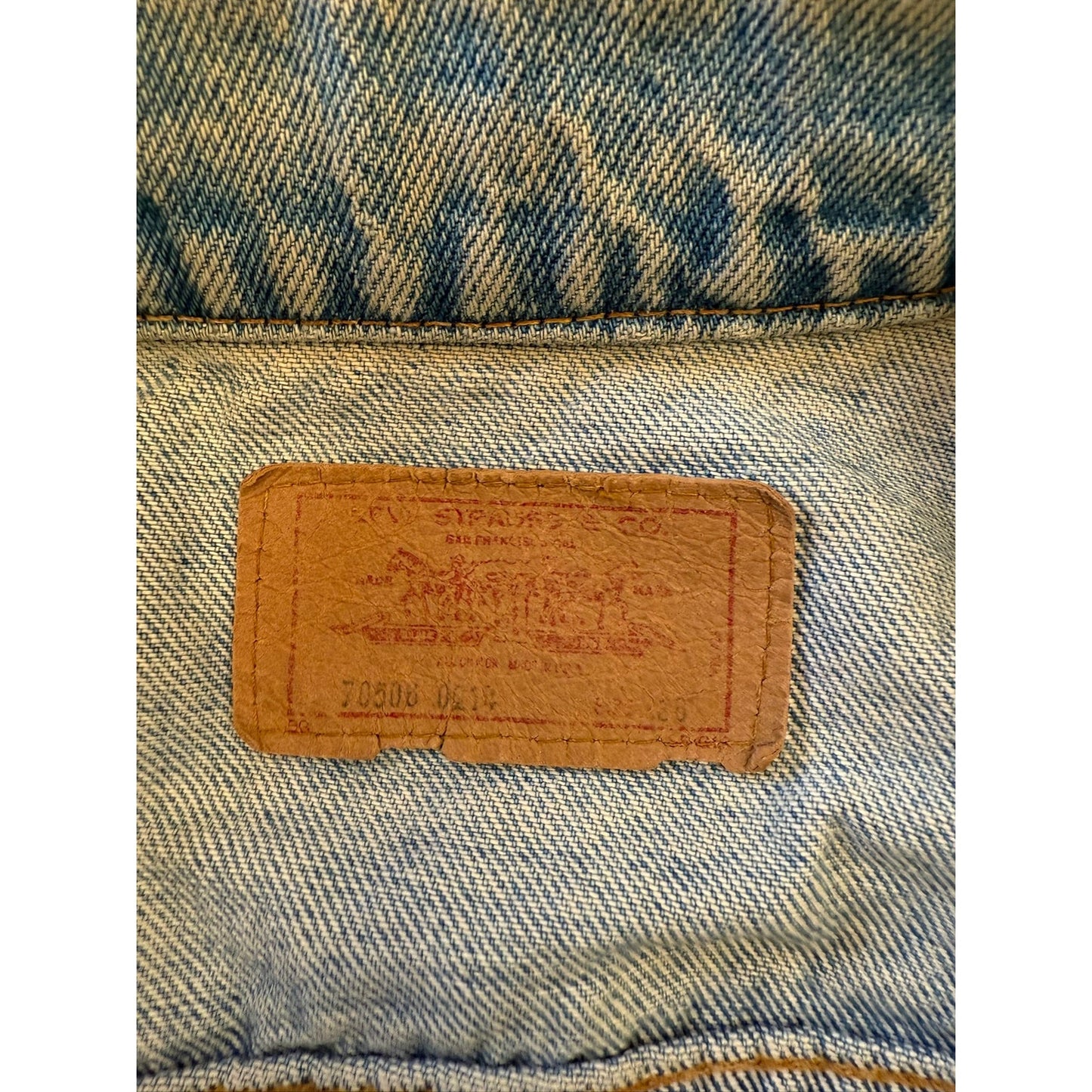 Levi's Vintage Women's Blue 26 Denim Trucker Jacket Light Wash Classic Style