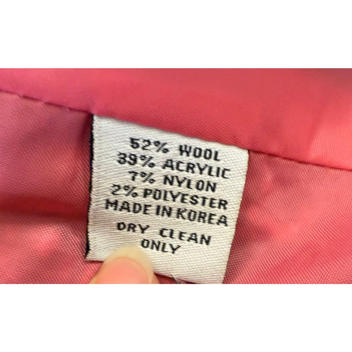 Emanuel Ungaro Size 14 Womens Pink Tweed Blazer Jacket