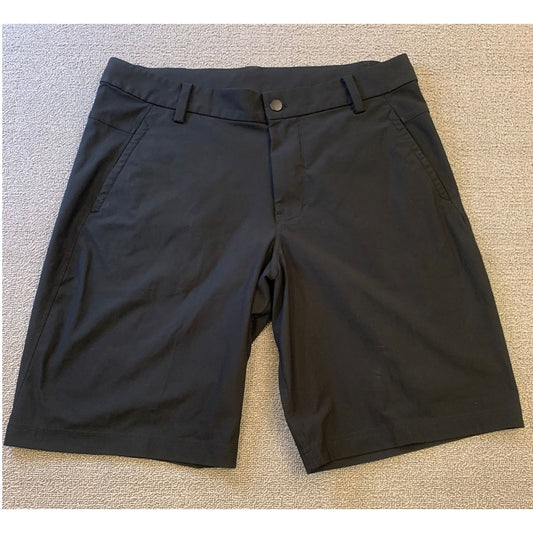 LULULEMON Men's Shorts 36 Black Golf Shorts Strech
