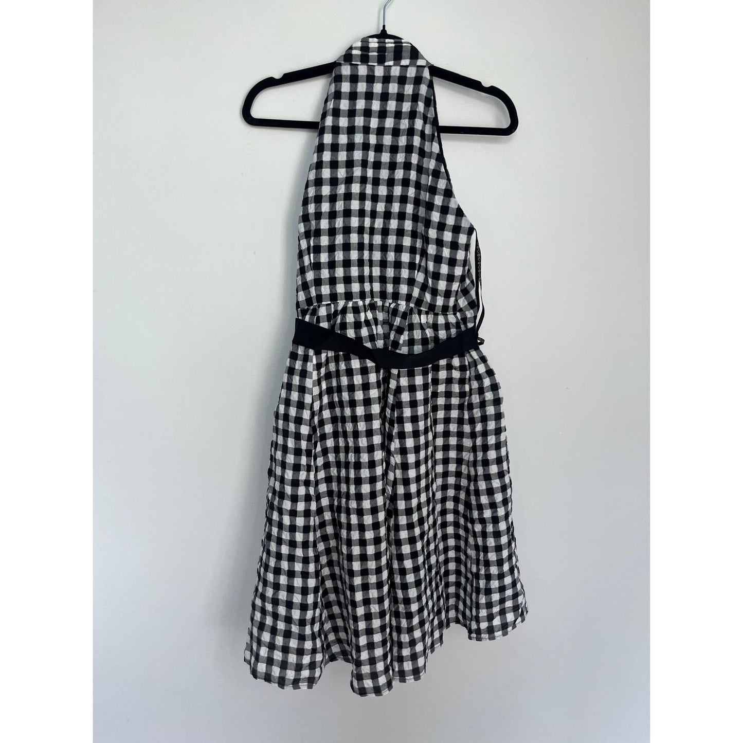 Nanette Lepore Dress Women 4 Gingham Sleeveless Fit And Flare Checkered