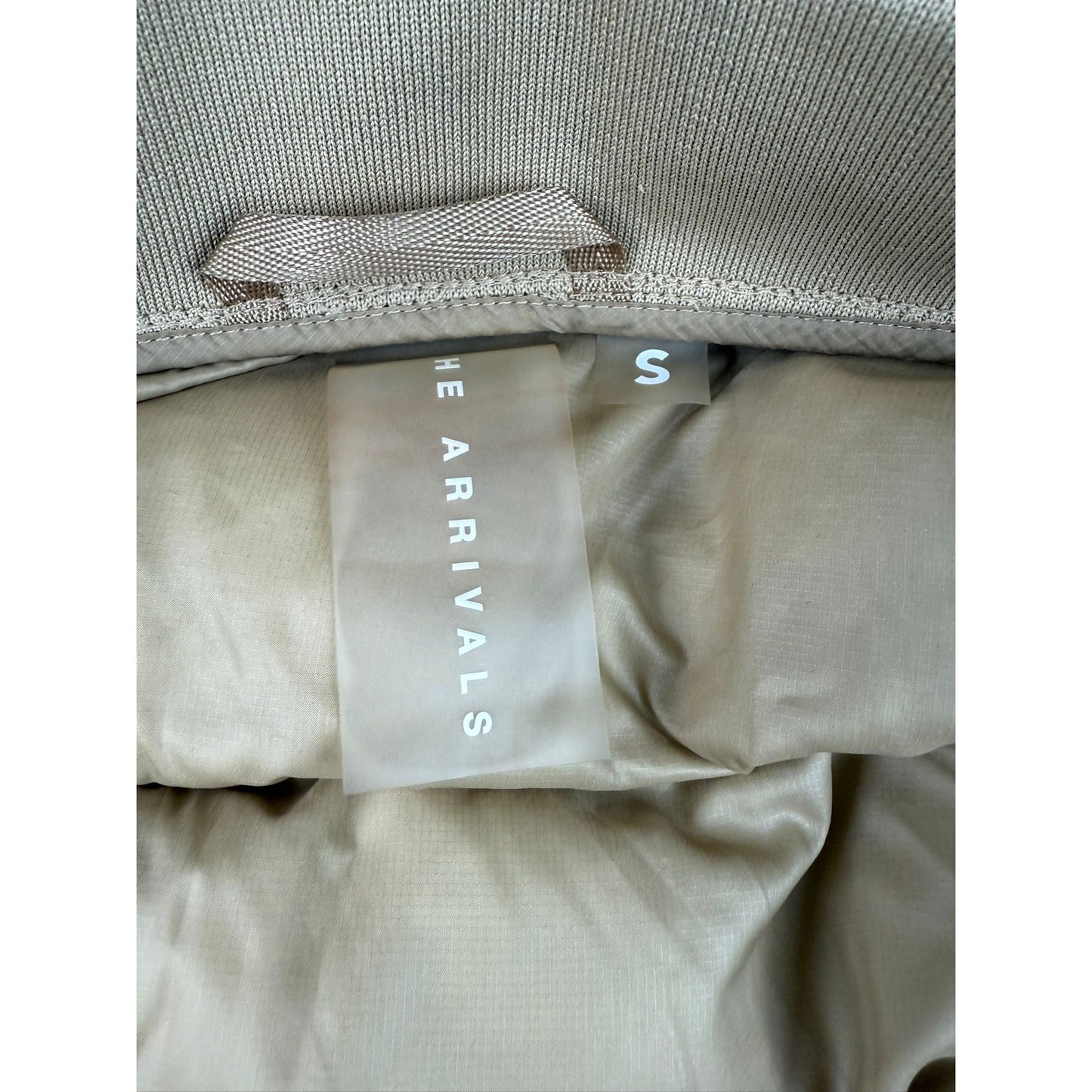 The Arrivals Women's Size Small Beige Puffer Jacket Winter