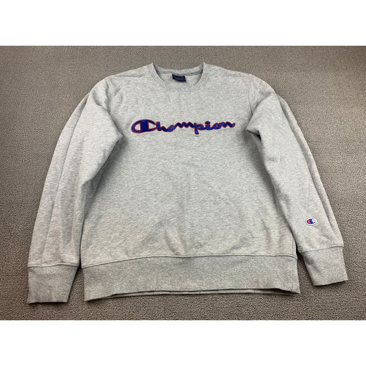 Champion Men's Large Reverse Weave 3D Embroidered Crew Sweatshirt