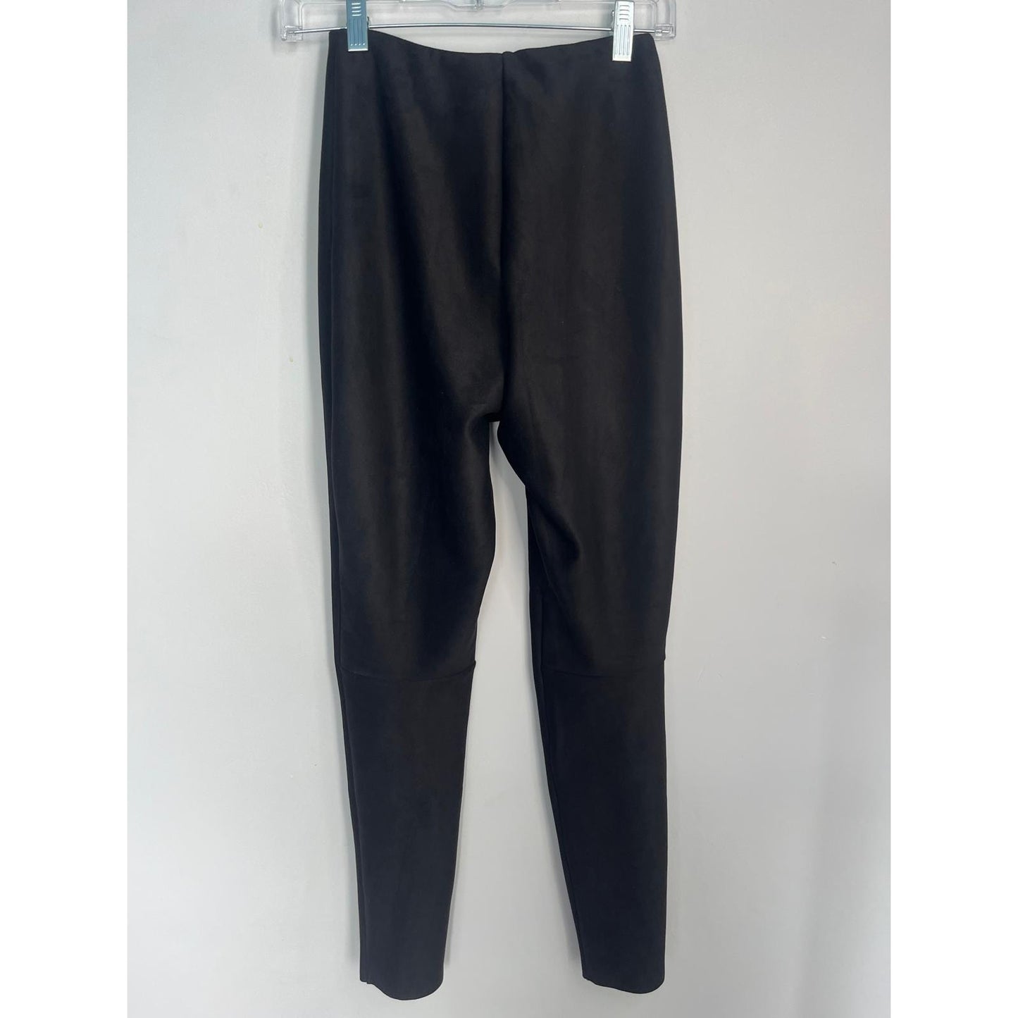 Commando Faux Suede Leggings Women S Black High Rise Stretch Pull On