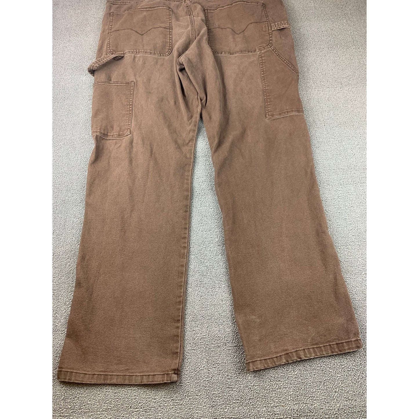 Real Ranch Men 40x34 Brown Work Cargo Pants