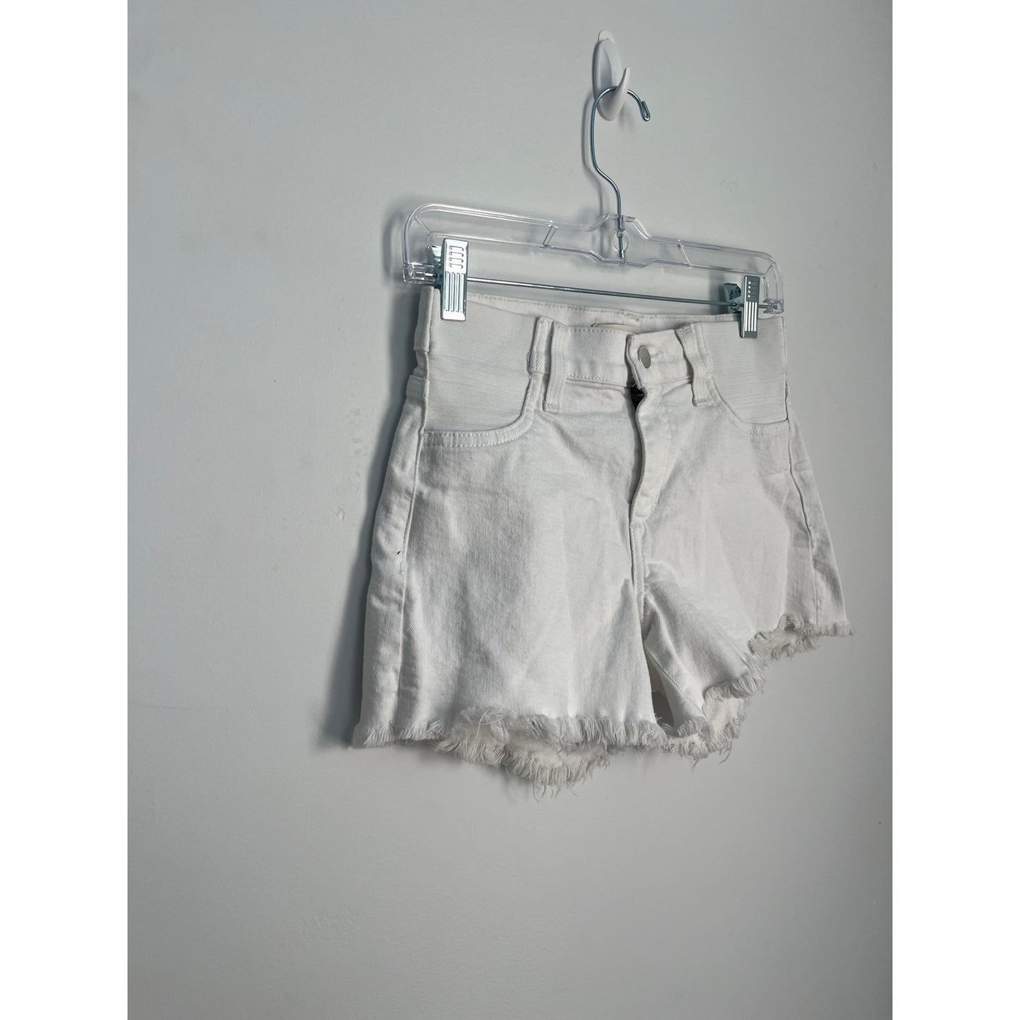 Joes Jeans Ozzie Shorts Women 25 White Denim Cutoff Frayed Hem 4 Inch