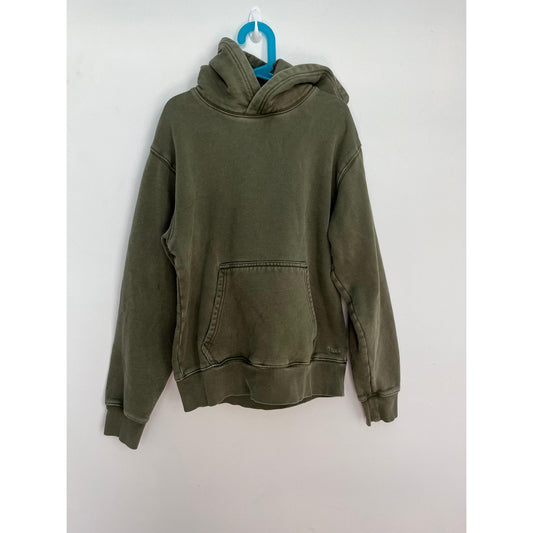 TNA Sweatfleece Hoodie Women XS Olive Green Cozy Fleece Pullover