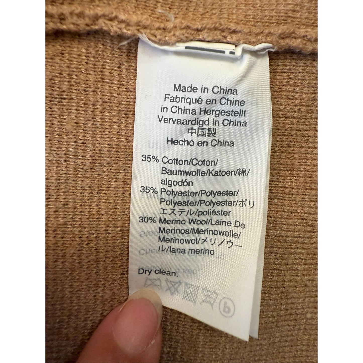 J.Crew 365 Womens XXS Tan Beige Open Front Blazer Cardigan Coat