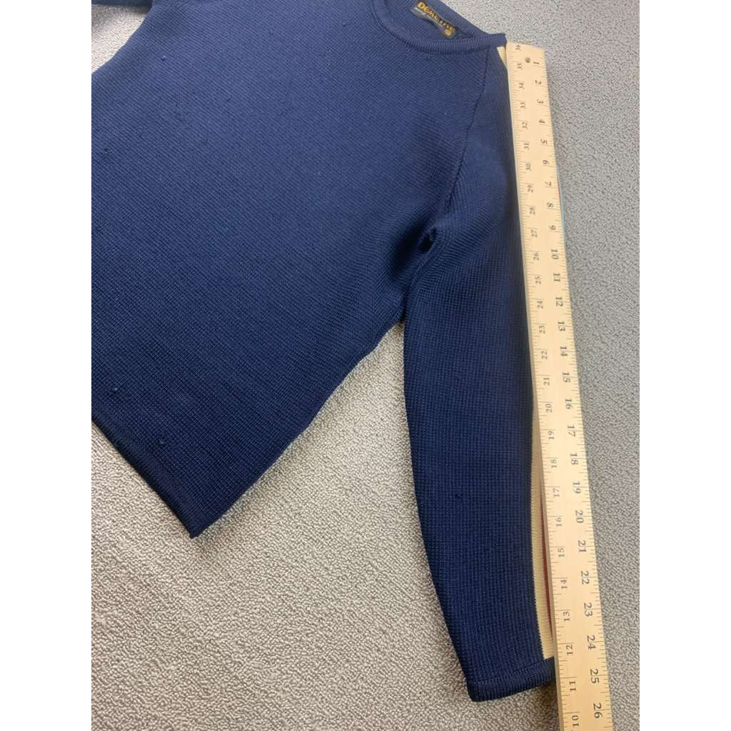 Demetre Wool Sweater Women S Navy Stripe Sleeve Vintage Ski Pullover
