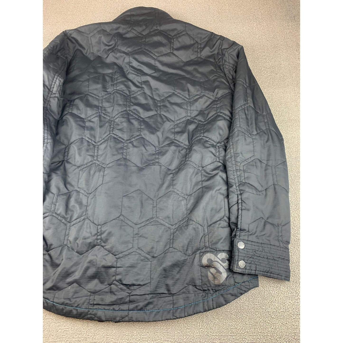 Hurley Men's XL Covert Black And Blue Quilted Jacket