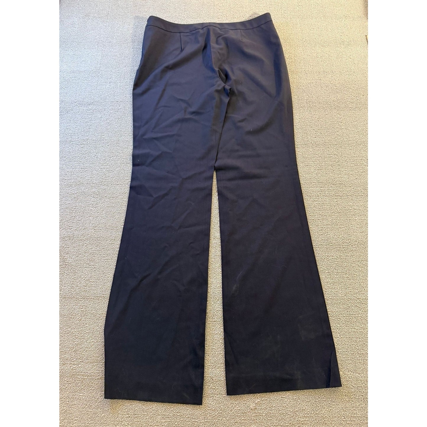 BOSS Hugo Boss Women's Dark Navy Wide Leg Pants US 10 Professional Style