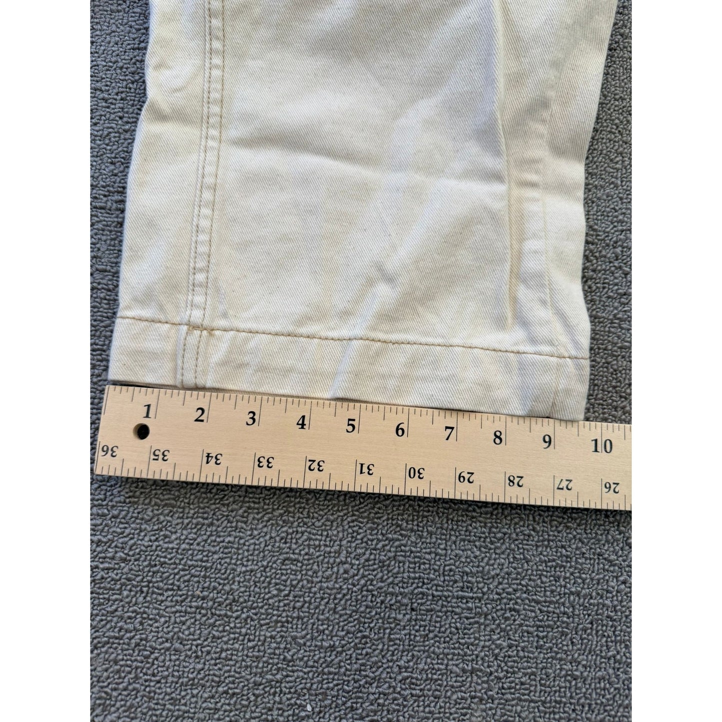 BDG Urban Outfitters Women's Size 26 White Denim Patchwork Bandana Wide Leg Jean