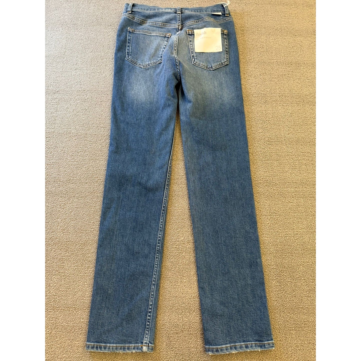 Boyish Womens Jeans Size 25 The Dempsey Straight Leg Blue