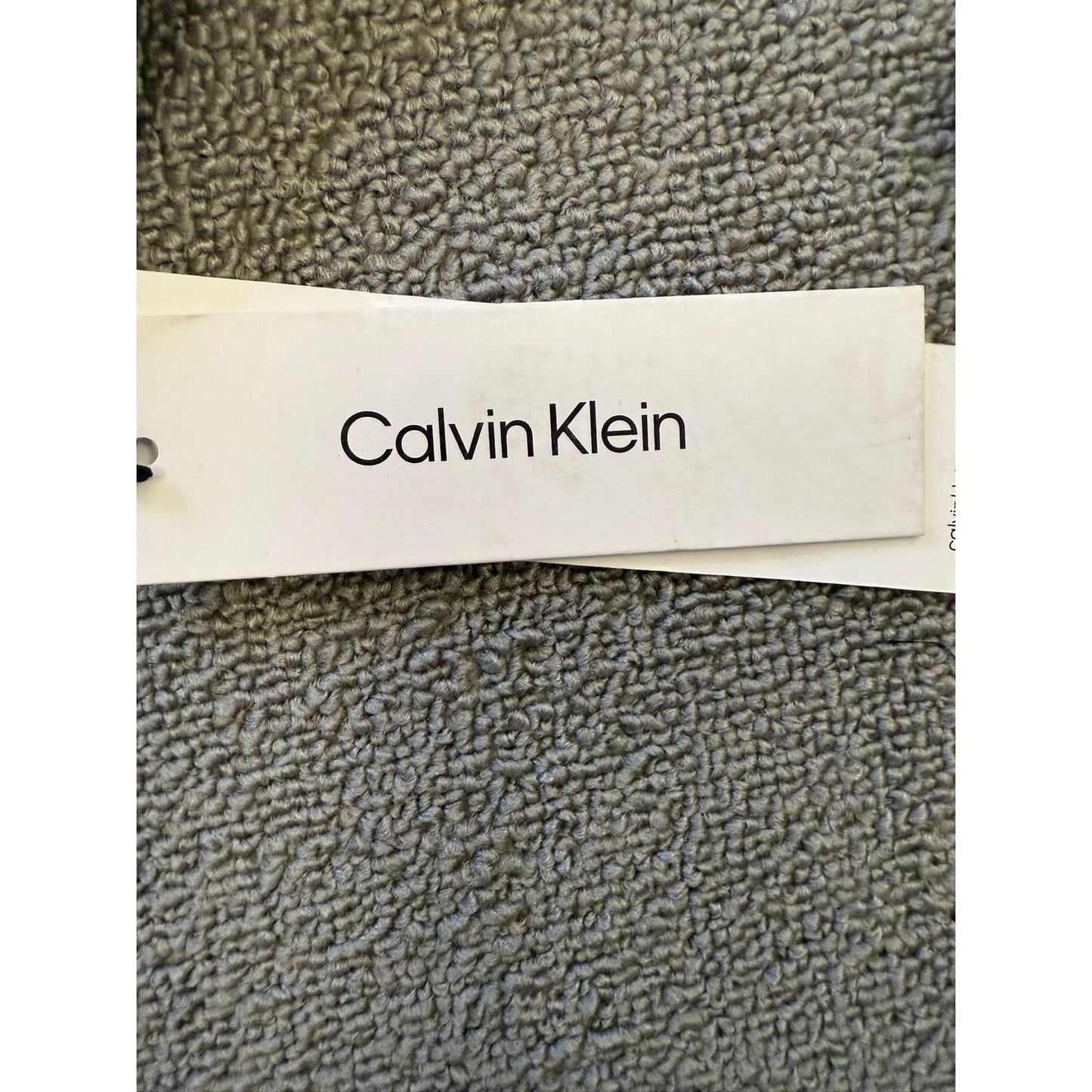 Calvin Klein Womens Large Black Faux Leather Biker Jacket Gold Zippers