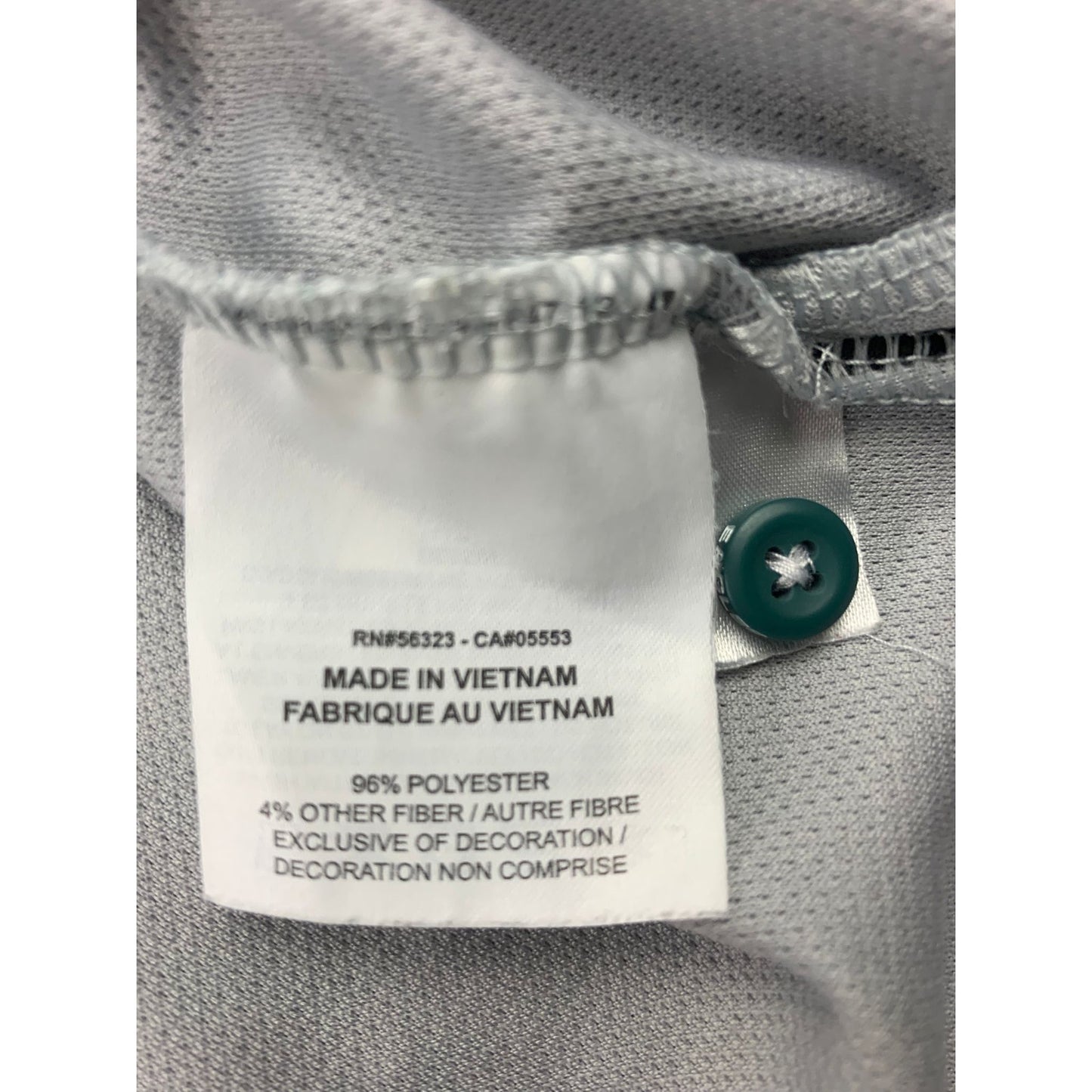 Nike Dri-Fit Men's XL White Gray Philadelphia Eagles NFL Polo