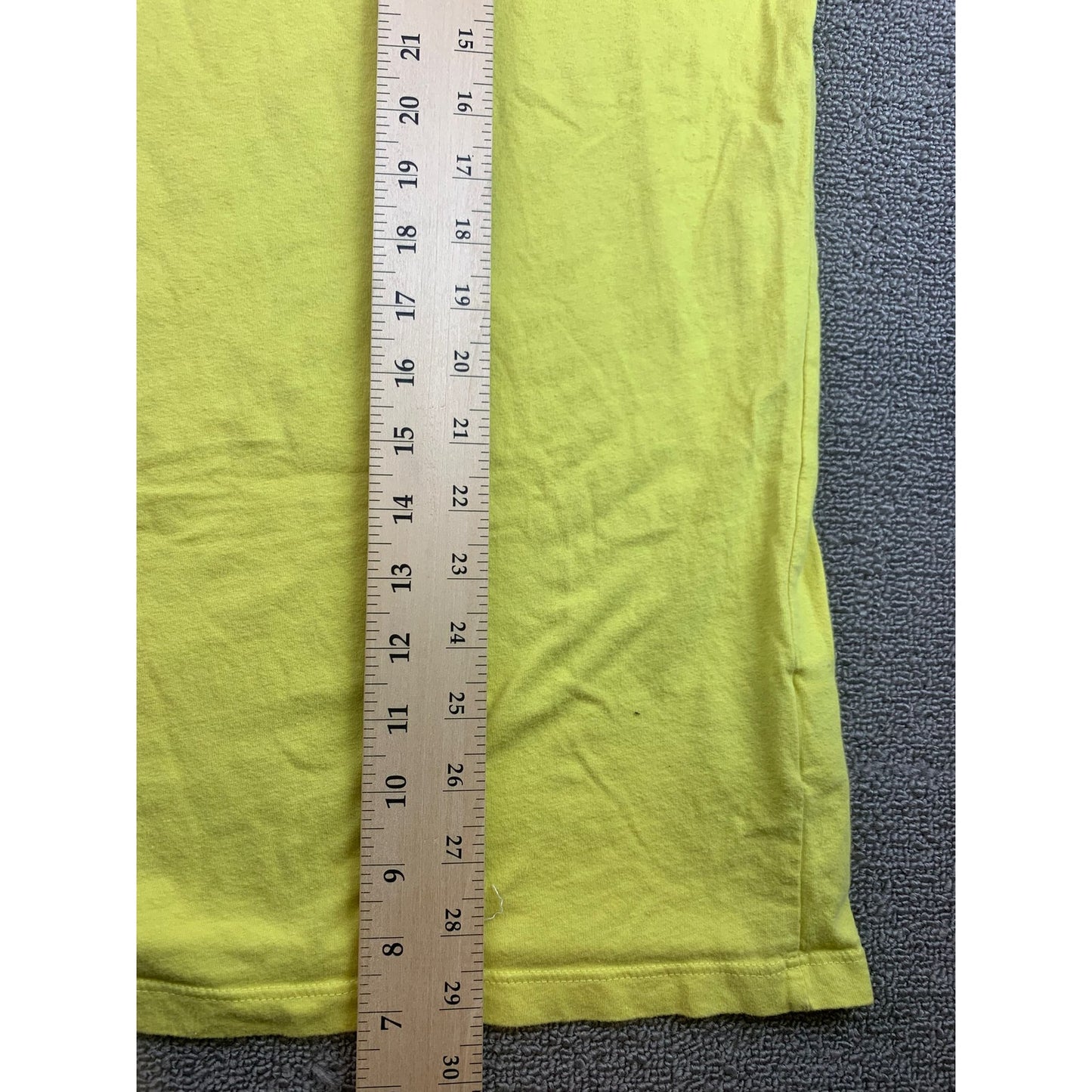 The North Face Men's XL Yellow Logo Graphic T-Shirt Crewneck