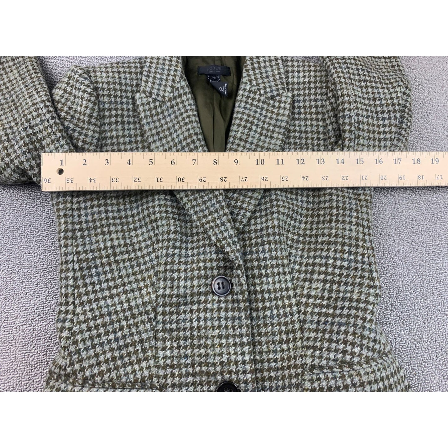 J.Crew Women's 00 Wool Tweed Blazer Magee Jacket