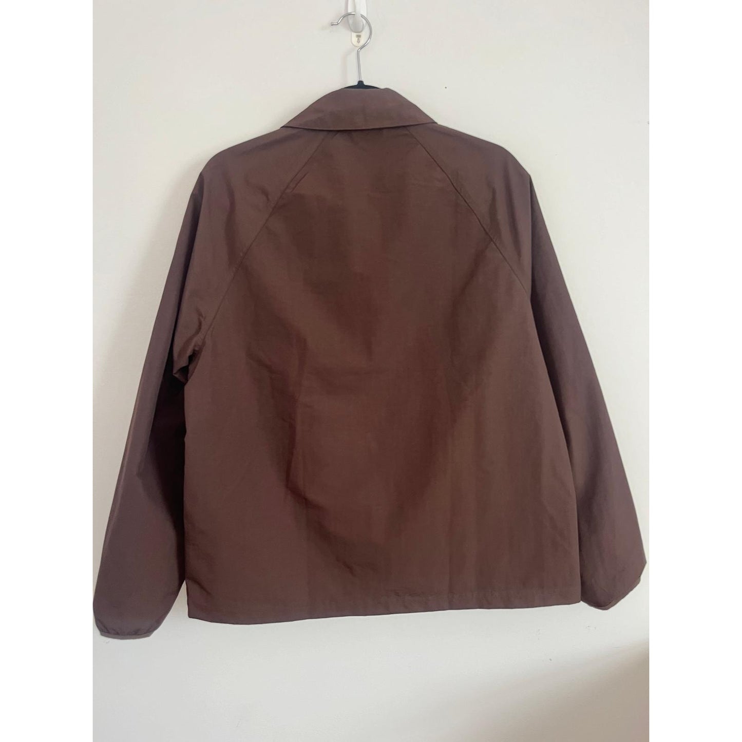 Adidas Jacket Men S Brown Skateboarding Zip Front Trefoil Logo
