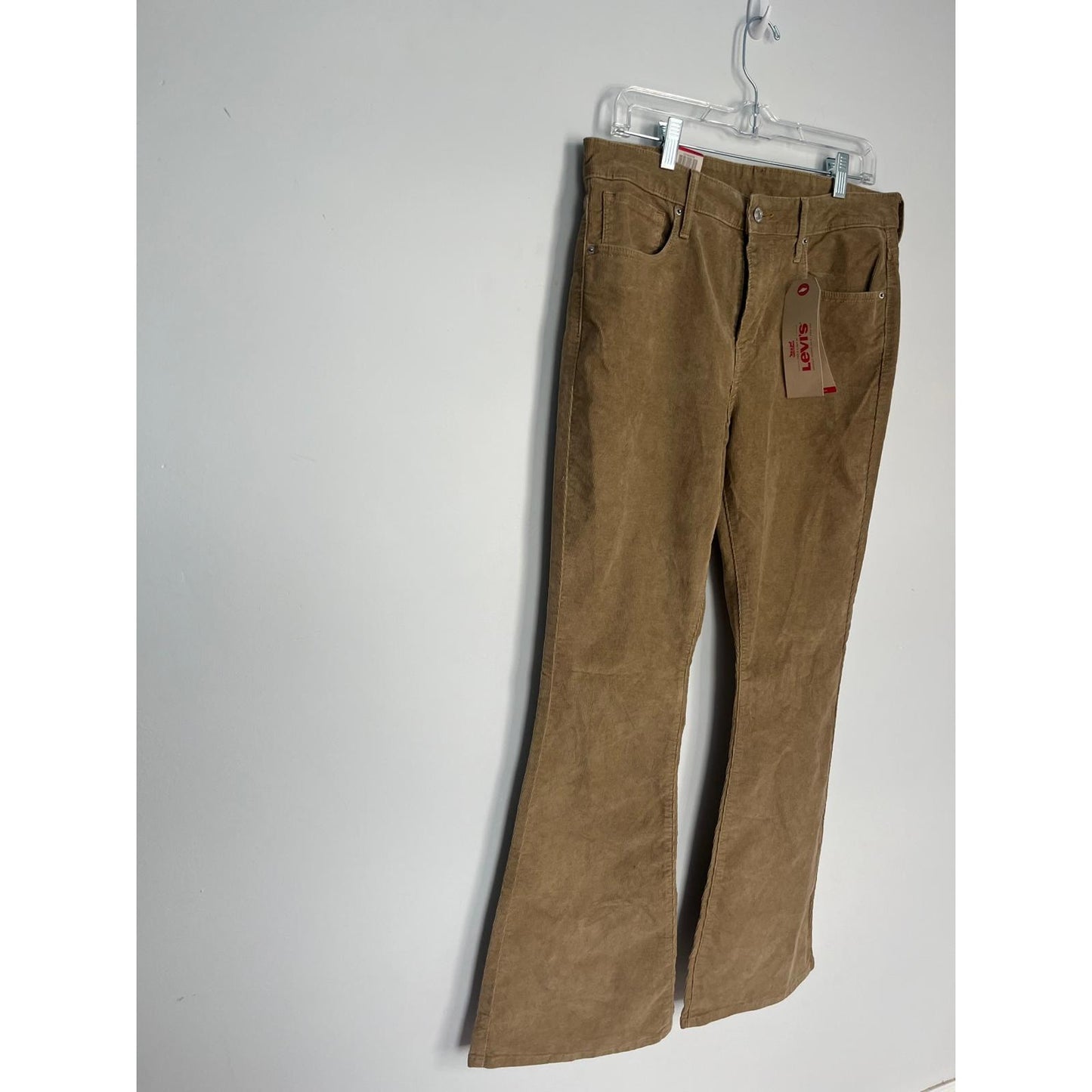 Levi's Corduroy Flare Pants Women 31 High Rise Brown NWT Retro Y2K