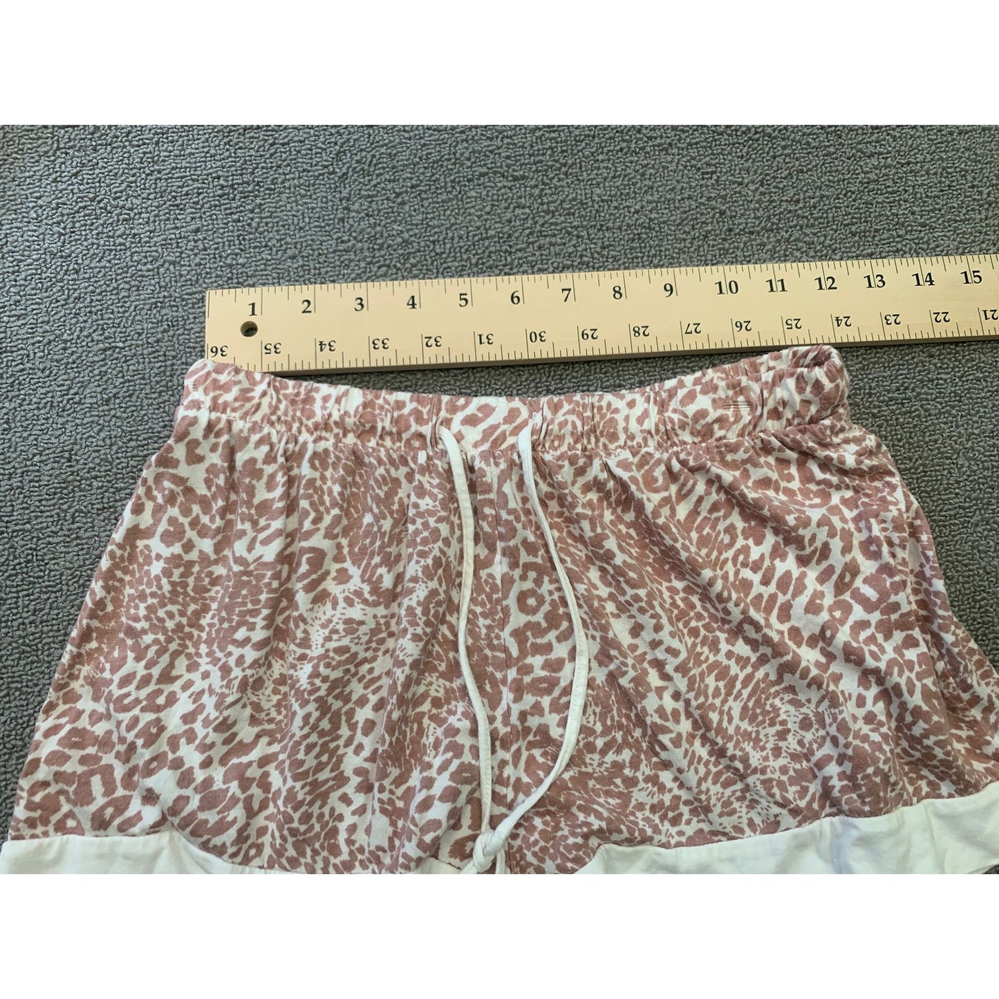 Cosabella Women's Small Pink White Leopard Print Pajama Set Two Piece