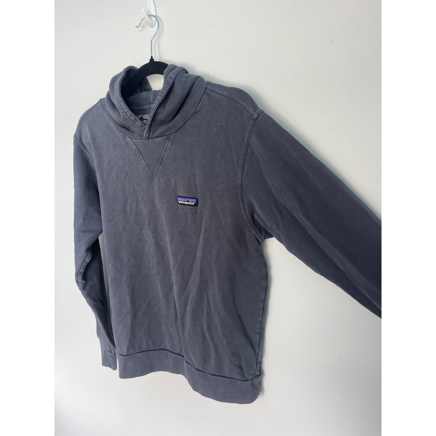 Patagonia Hoodie Men S Blue Organic Cotton Pullover Sweatshirt