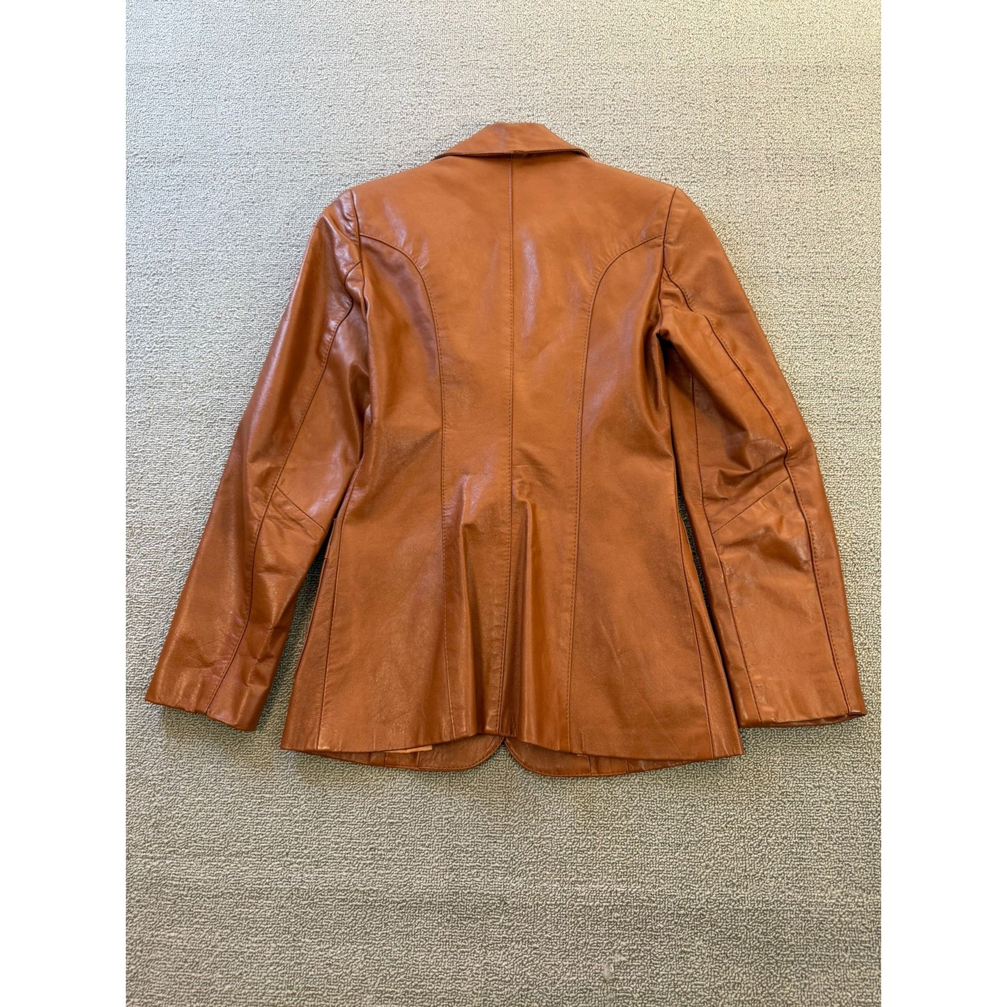 Vintage Charley's Women's Leather Blazer Jacket Made in Canada