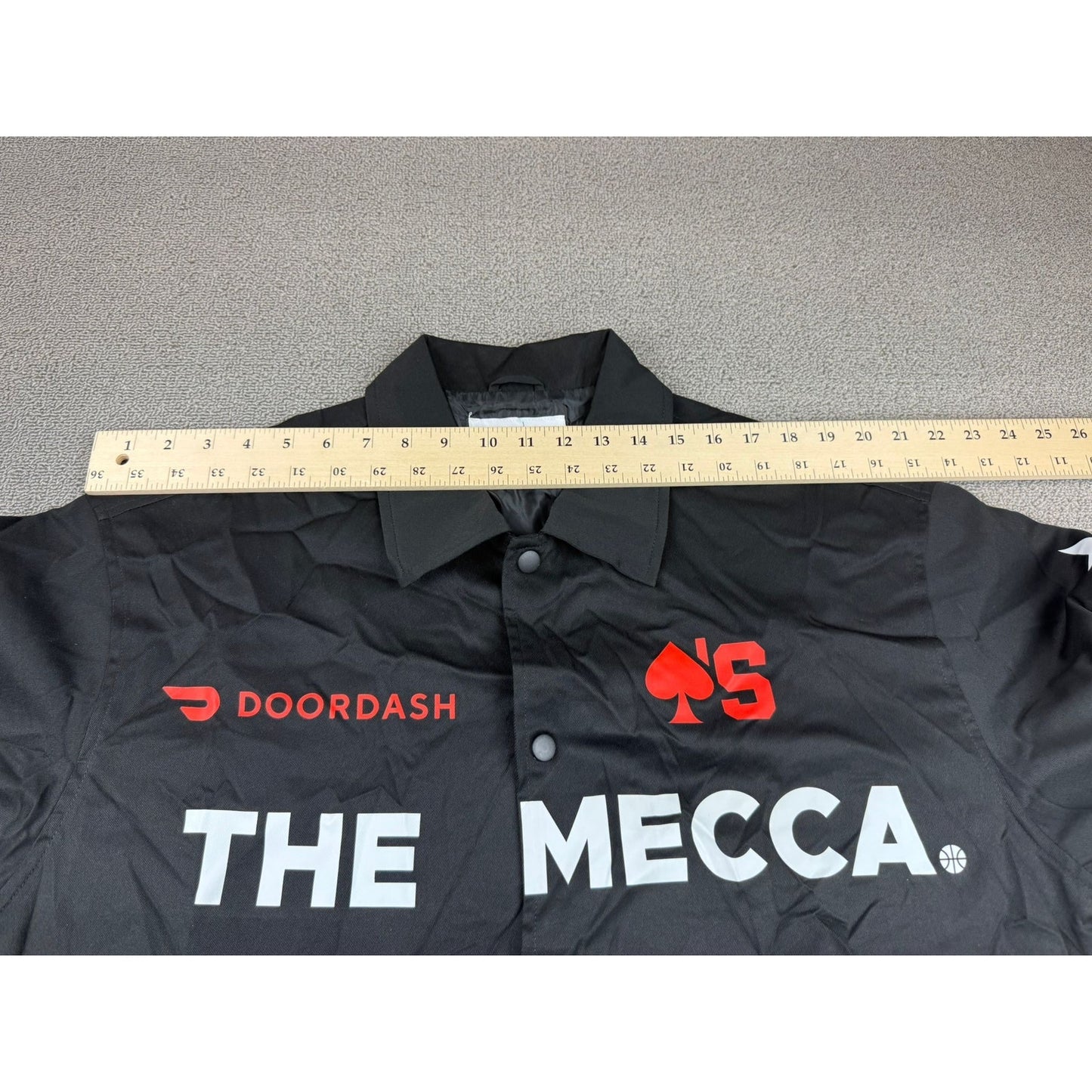 DoorDash Ace’s The Mecca NYC Coach Jacket Black XL